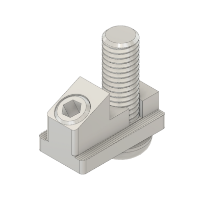 41-002-7 MODULAR SOLUTIONS ZINC PART<br>HIDDEN PROFILE CONNCETOR C, SHORT